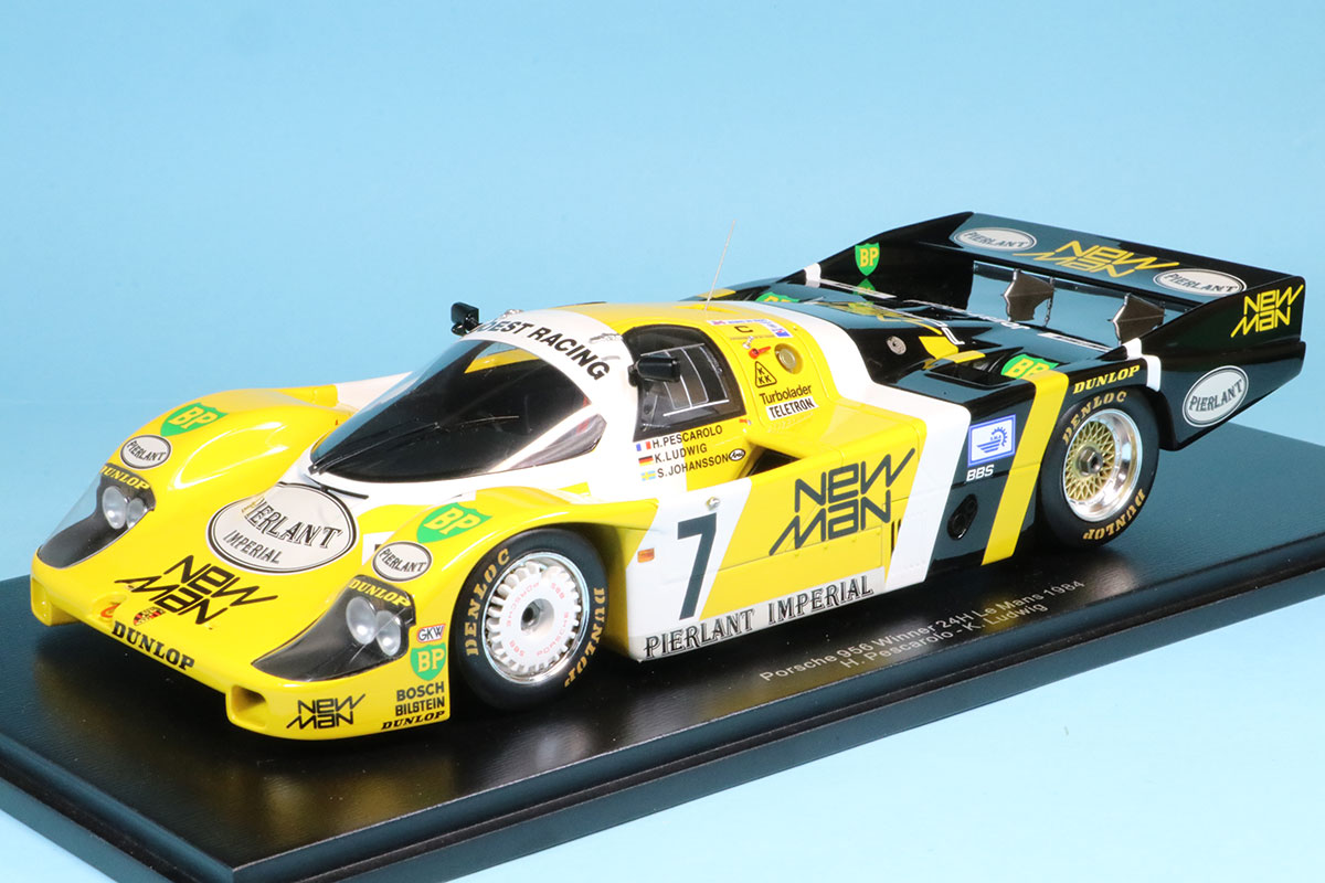 スパーク 1/18 ポルシェ 956 NEWMAN ルマン 1984 No.7 ウィナー