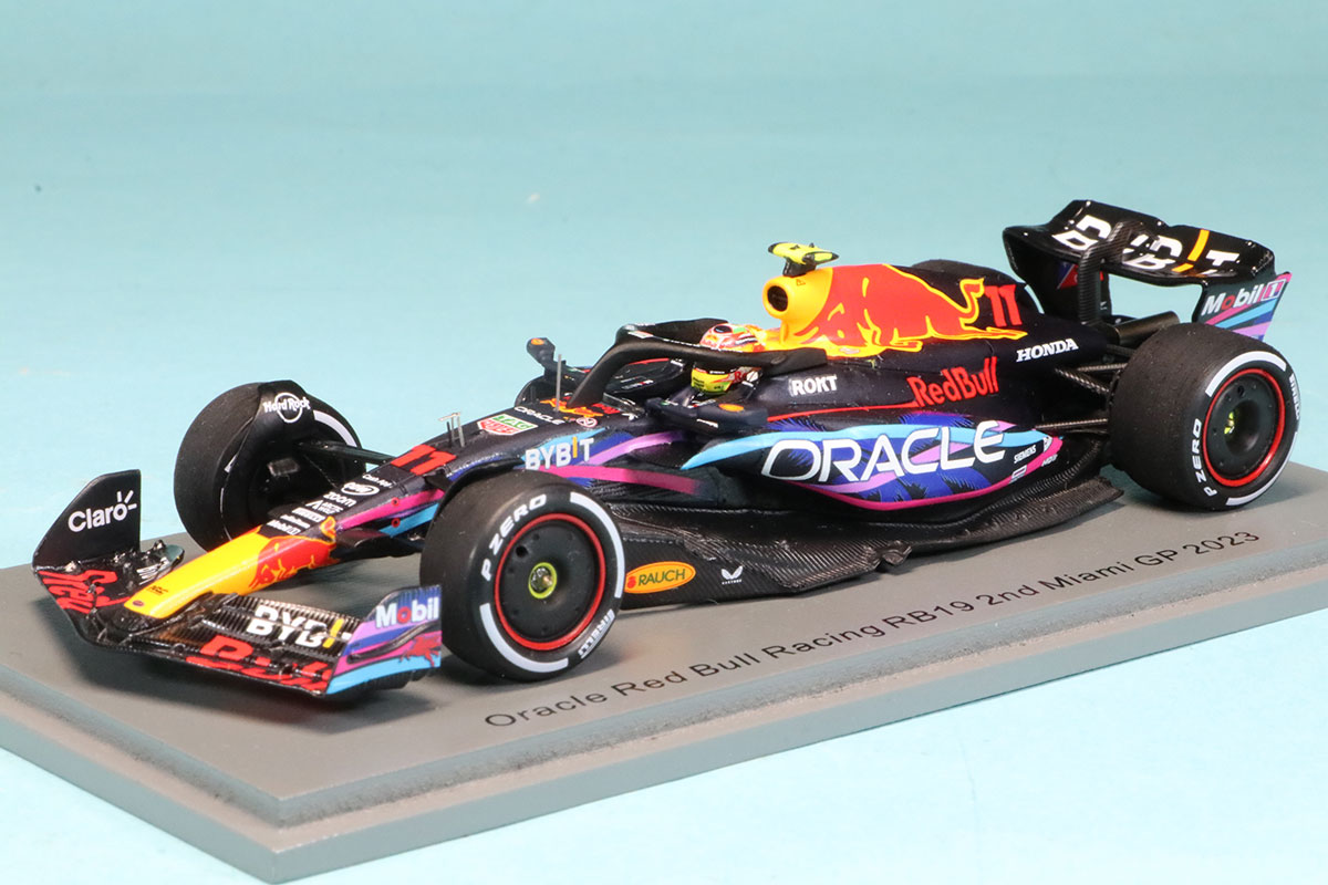 スパーク 1/43 レッドブル RB19 マイアミGP 2023 S.ペレス 2nd