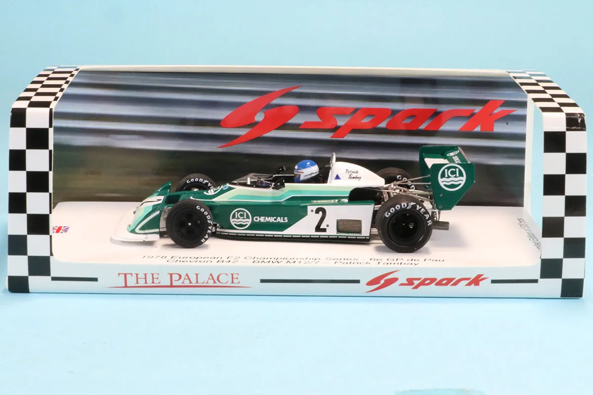 HRC特注スパーク 1/43 シェブロン B42 M21/7 F2 ポーGP  1978 パトリック・タンベイ　HRCS009