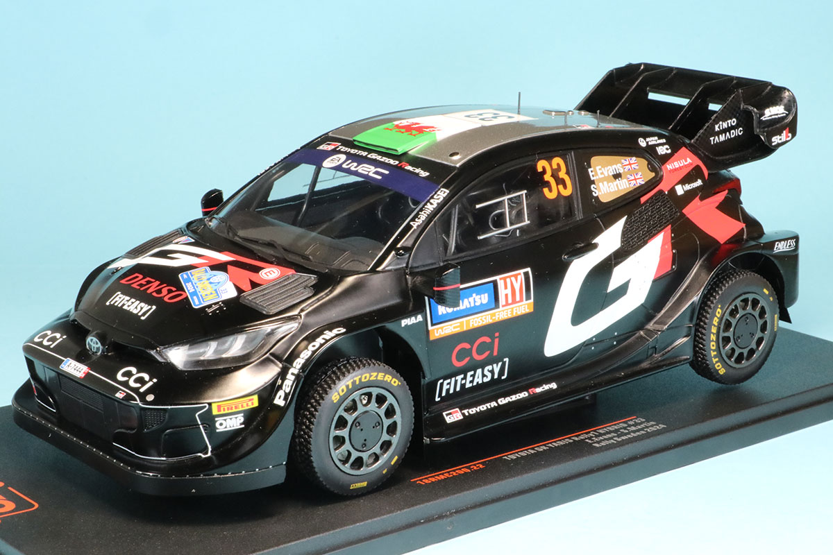 イクソ 1/18 トヨタ GR ヤリス ラリー1 スウェーデン ラリー