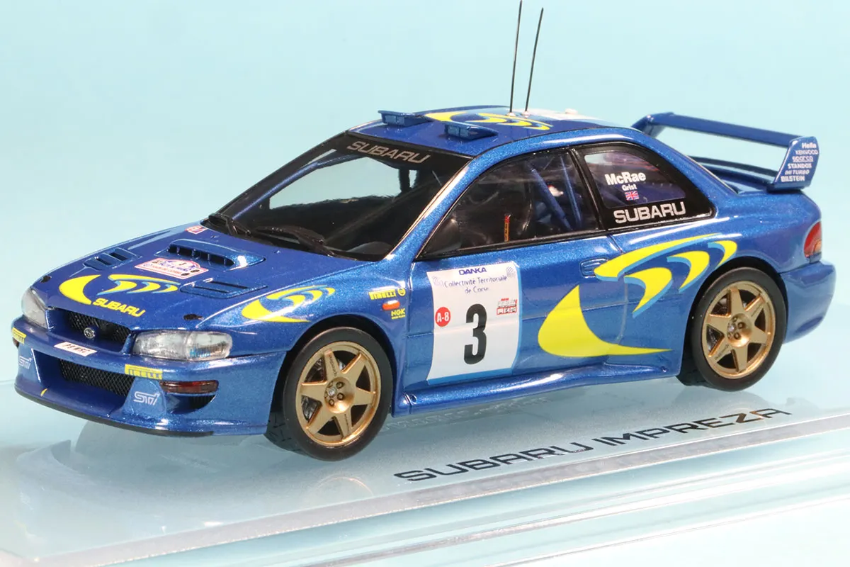 ホビージャパン 1/43 スバル インプレッサ  ツール・ド・コルス 1997 No.3　HJR431002A