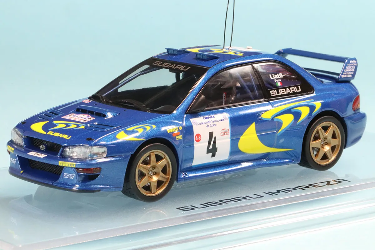 ホビージャパン 1/43 スバル インプレッサ  ツール・ド・コルス 1997 No.4　HJR431002B