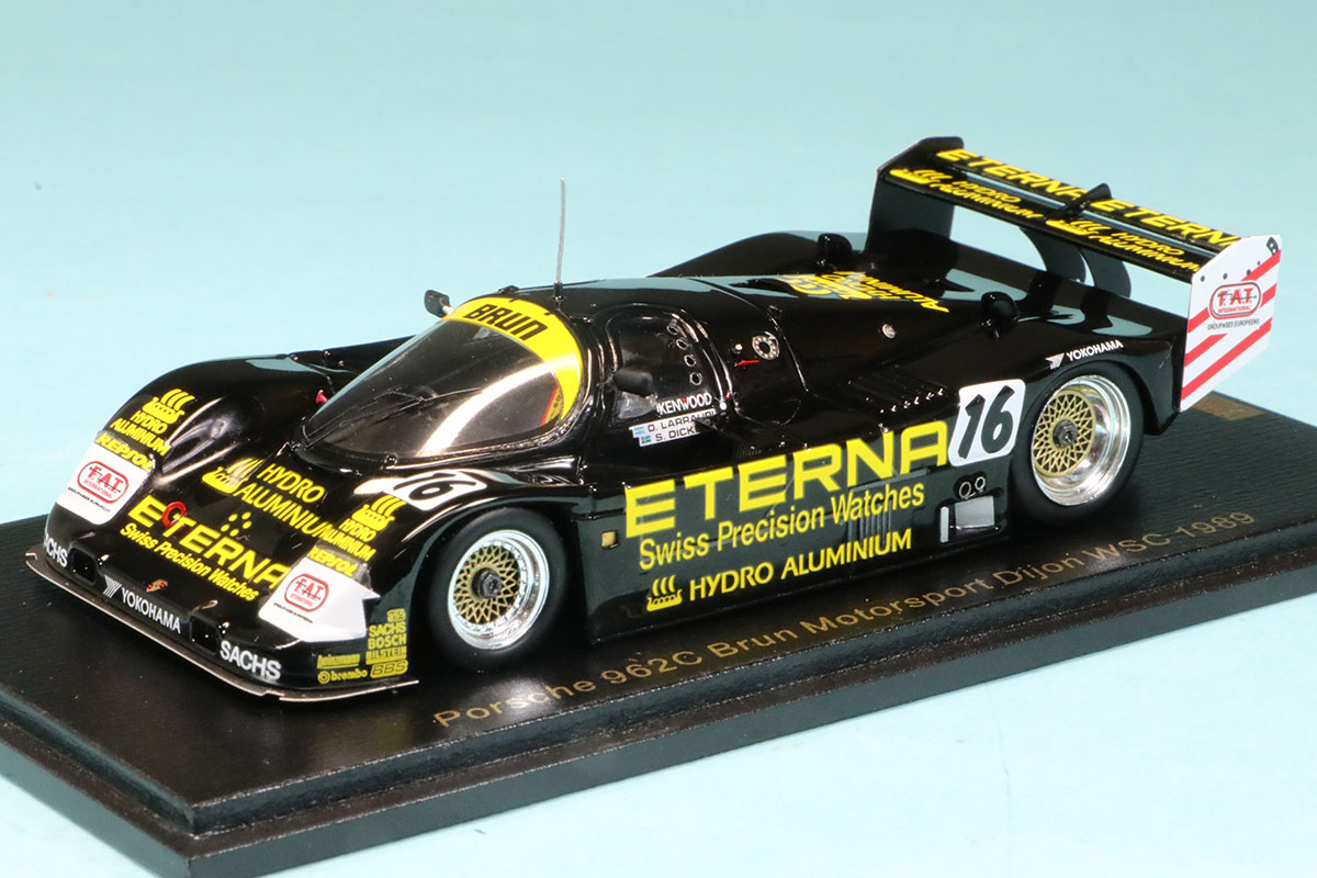 レースランド特注スパーク 1/43 ポルシェ 962C WSC ディジョン 1989 No.16　RS1761