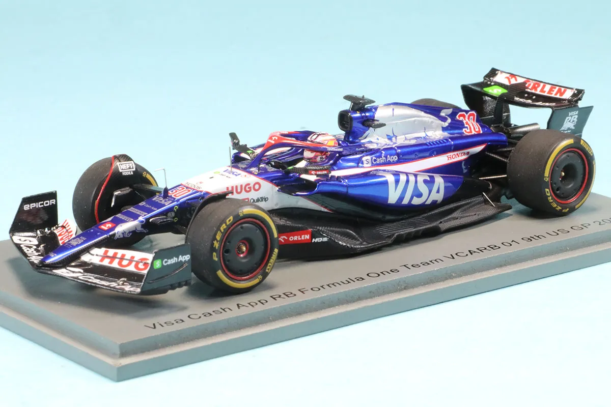 スパーク 1/43 ビザ キャッシュ RB VCARB 01 アメリカGP L