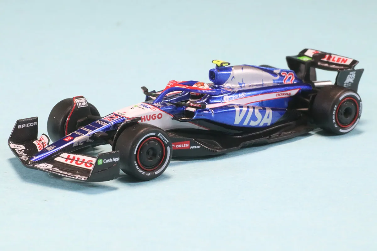 スパーク 1/64 ビザ RB VCARB01 2024 角田裕毅 Y373 ミニカー