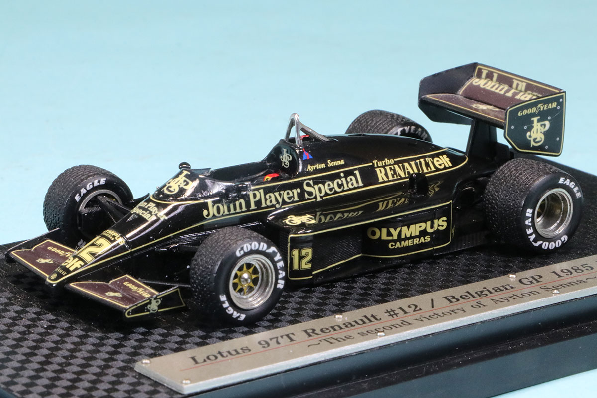 個人製作完成品 委託販売品 1/43 ロータス 97T ベルギー GP 1985