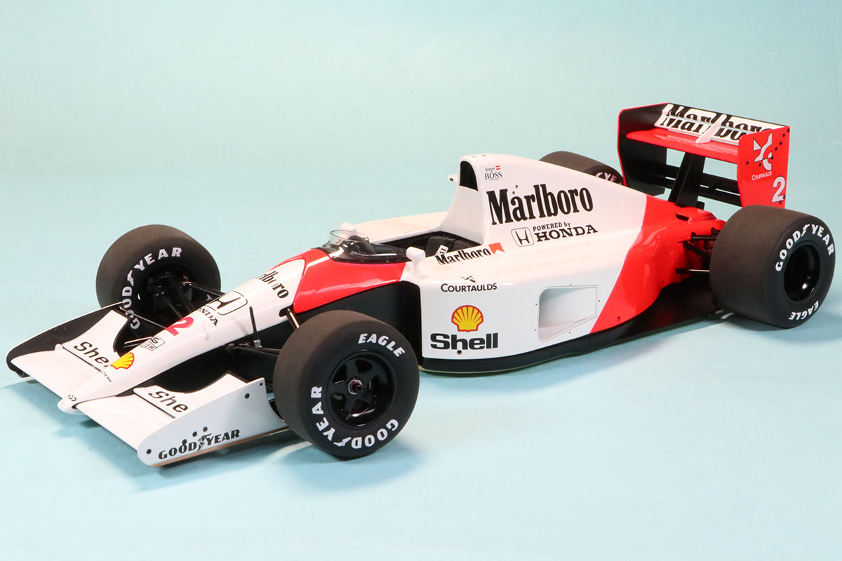 [予約] オートアート 1/18 マクラーレン MP4/6 ホンダ 日本 GP 1991 No.2 G.ベルガー マルボロ デカール加工品　89152S