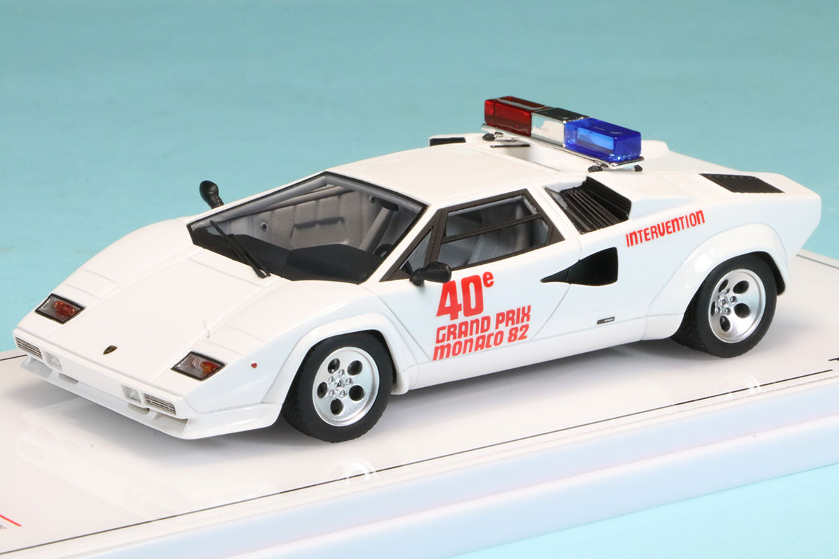 トゥルースケールモデル 1/43 ランボルギーニ カウンタック モナコGP 1982 セーフティカー ホワイト　TSM430702