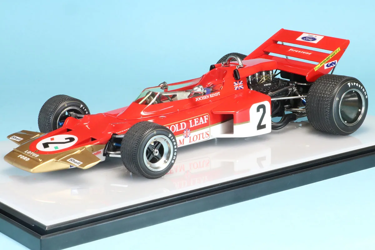 スケール不明 全長40cm 位 木製 ロータス 78風 F 1 モデル ASCII.jp：70年代のロータスF1マシンを超忠実に再現したミニカー