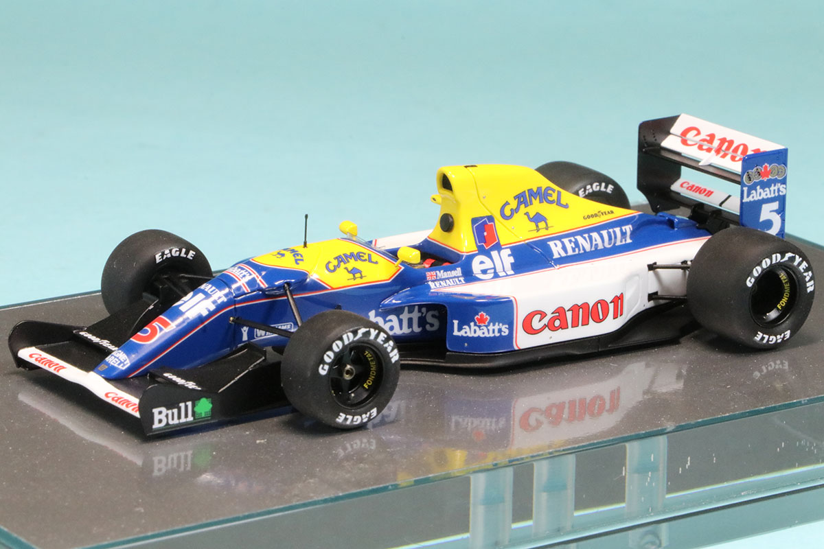 ロムファクトリー 1/43 ウィリアムズ FW14B ルノー ワールドチャンピオン 1992 南アフリカGP Winner ナイジェル・マンセル RFTMK153_TI