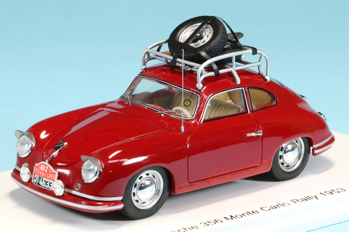 スパーク 1/43 ポルシェ 356 1000 モンテカルロ ラリー 1953 No