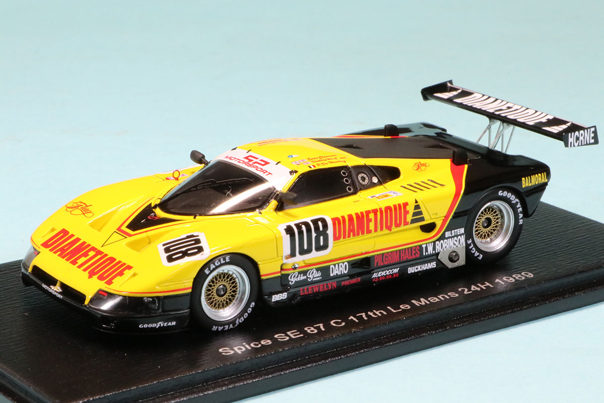 スパーク 1/43 スパイス SE87C ルマン 1989 No.108 S6802 ミニカー