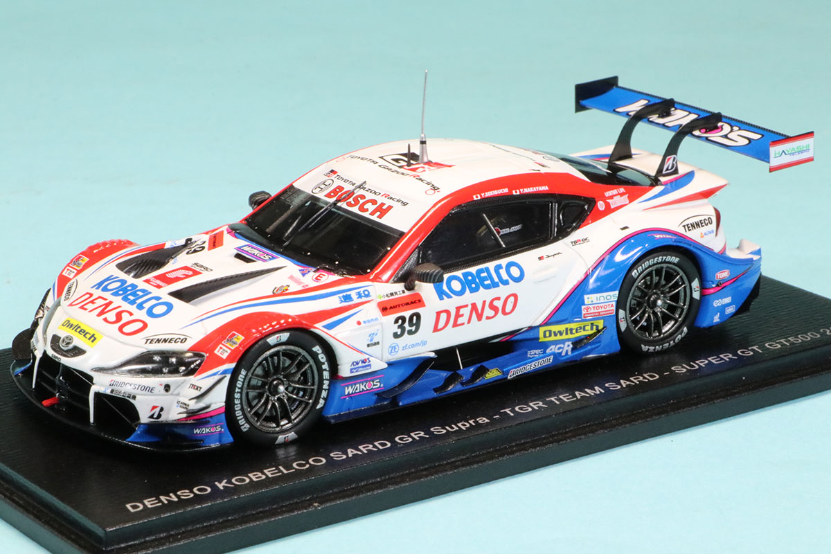 スパーク 1/43 デンソー コベルコ サード トヨタ GR スープラ スーパーGT 2022　GT500 No.39 関口雄飛/中山雄一　SGT033