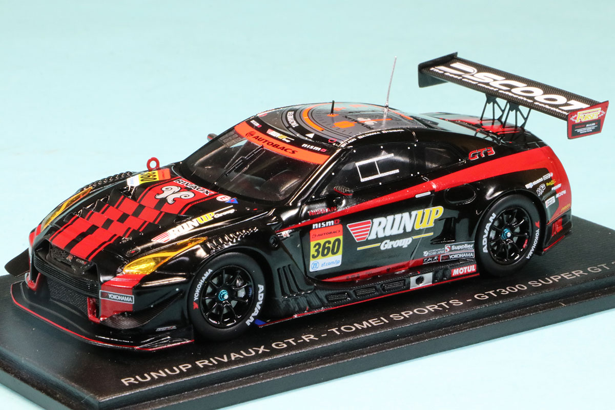 スパーク 1/43 ランナップ RIVAUX ニッサン GT-R R35 スーパーGT GT300 2022 No.360 青木孝行/田中篤　SGT036