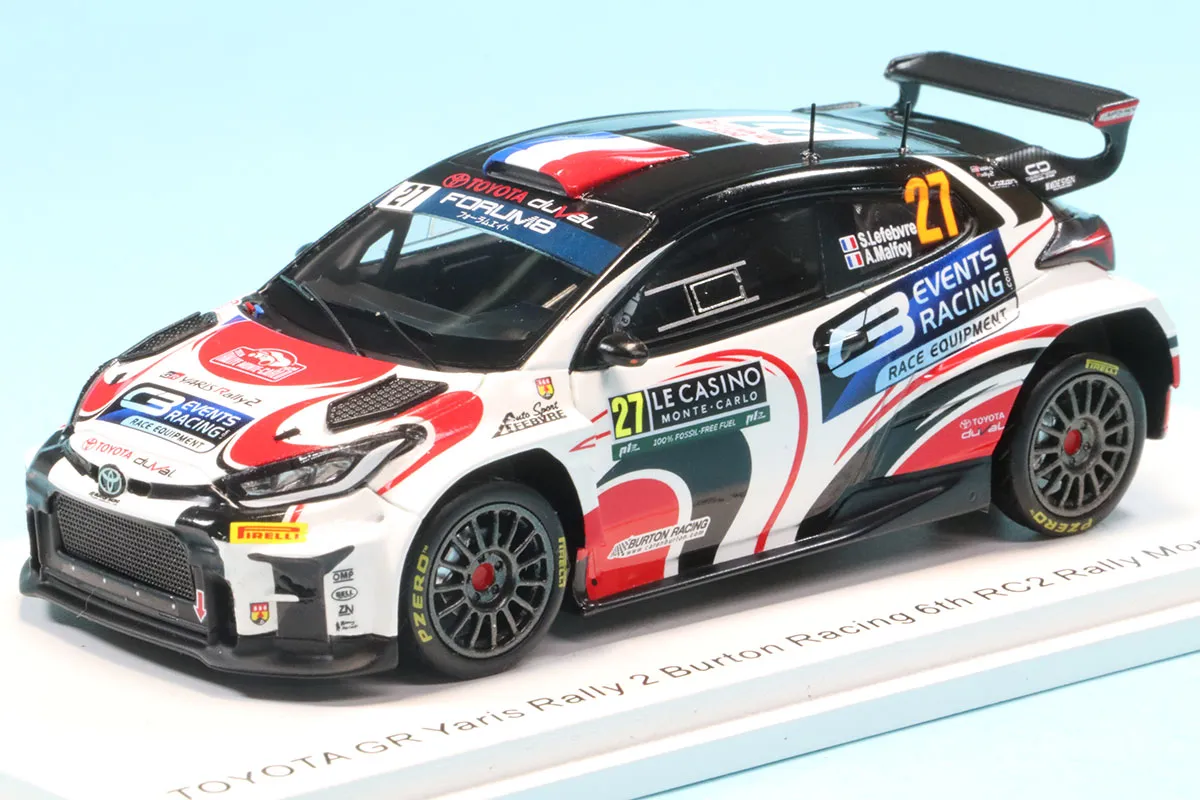 スパーク 1/43 トヨタ GR ヤリス ラリー2 モンテカルロ 2024 No