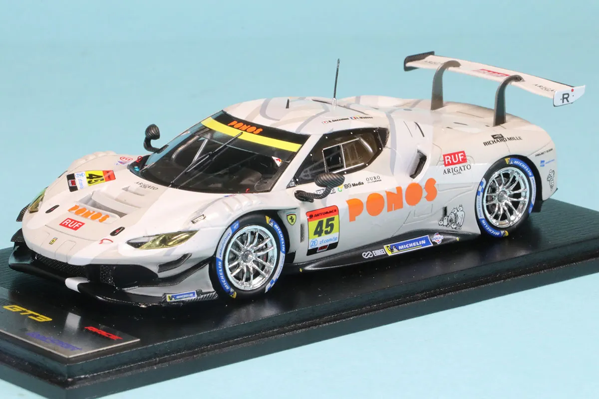 ミニカー 1/43 PONOS FERRARI 296 ルックスマート 1/43 PONOS フェラーリ 296 GT3 スーパーGT