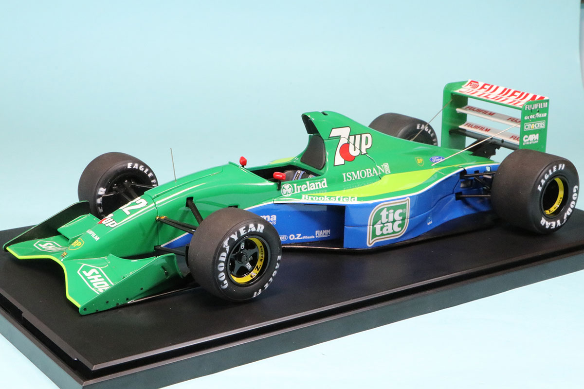 個人製作完成品 委託販売品 1/20 ジョーダン 191 ベルギー GP 1991 M.シューマッハ　RFT20032_MO