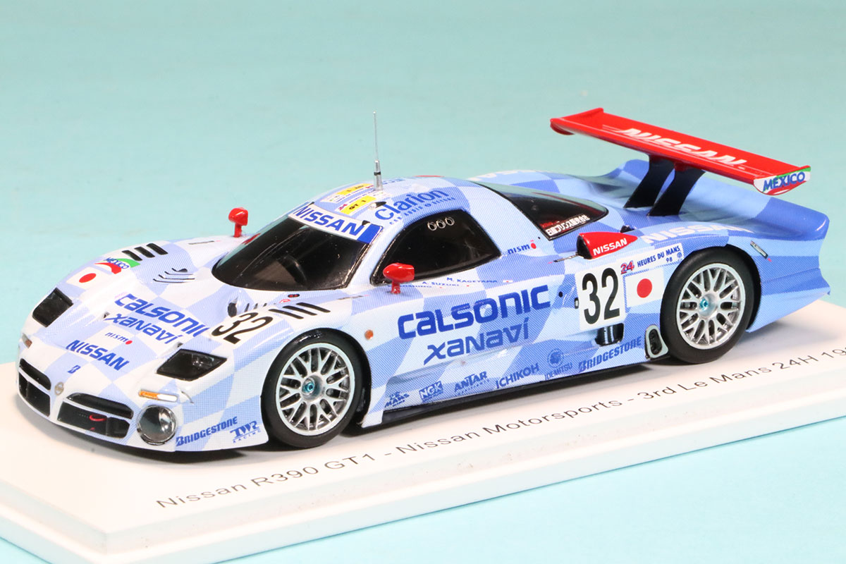 スパーク 1/43 ニッサン R390 GT1 ルマン 1998 No.32 星野 鈴木
