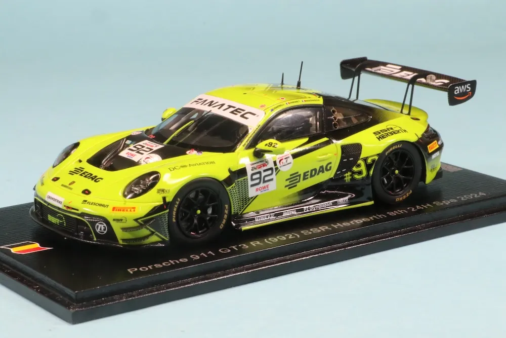 スパーク 1/43 ポルシェ 911 GT3 R (992) No.92 SSR ハーバート