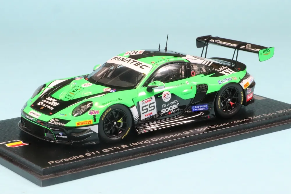 スパーク 1/43 ポルシェ 911 GT3 R (992) No.55 ダイナミックGT