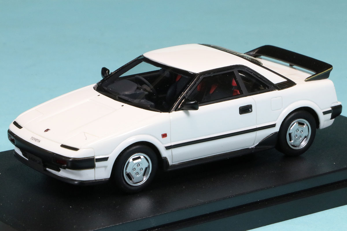 ハイストーリー 1/43 トヨタ MR2 Gリミテッド 1984 スーパーホワイト2　HS448WH