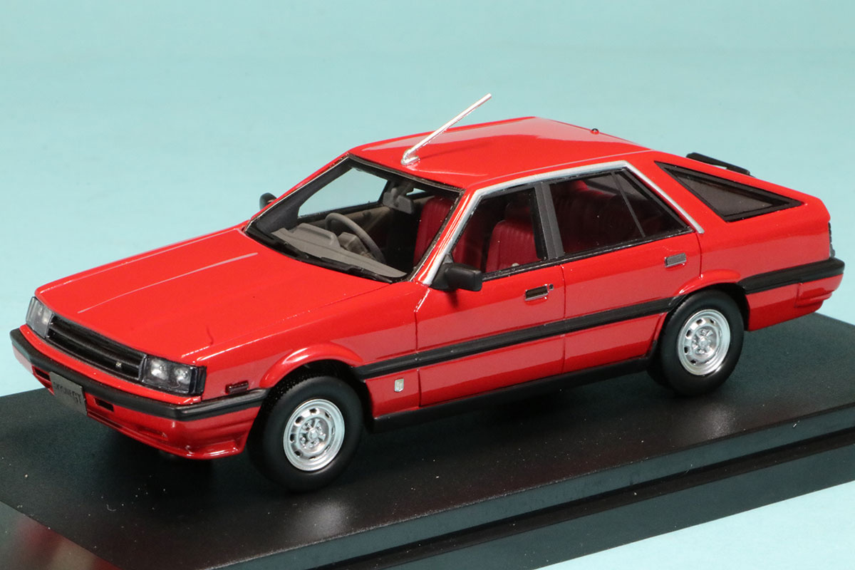 ハイストーリー 1/43 ニッサン スカイライン 2000 ターボ GT-EX ハッチバック 1984 レッド　HS438RE