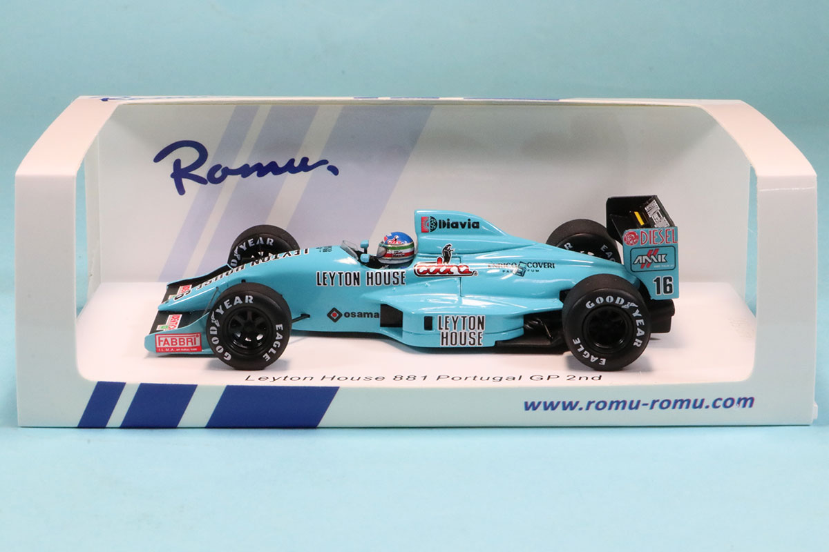 [予約] ロム特注スパーク 1/43 レイトンハウス マーチ 881 ポルトガルGP 1988 I.カペリ 2nd. ROMU055