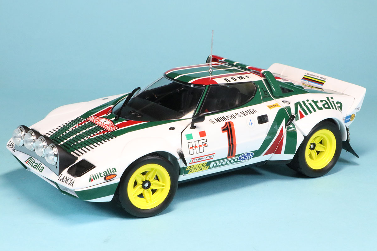 格安SALEスタート！ ランチア 1/18 京商 ストラトス No 1977 モンテカルロラリー HF ミニカー