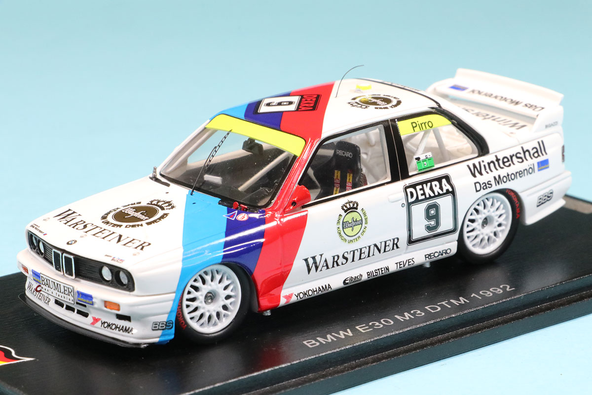 スパーク 1/43 ワルシュタイナー BMW M3 E30 DRM 1992 No.9　SG613
