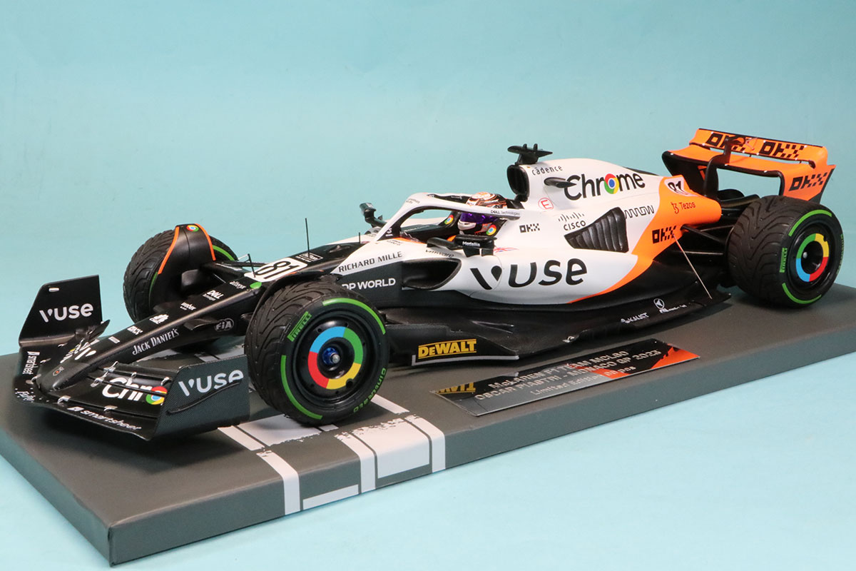 ミニチャンプス 1/18 マクラーレン MCL60 モナコGP 2023 O.ピアストリ 　537232581