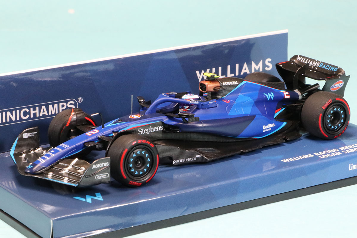 ミニチャンプス 1/43 ウィリアムズ FW45 ローガン サージェント 2023