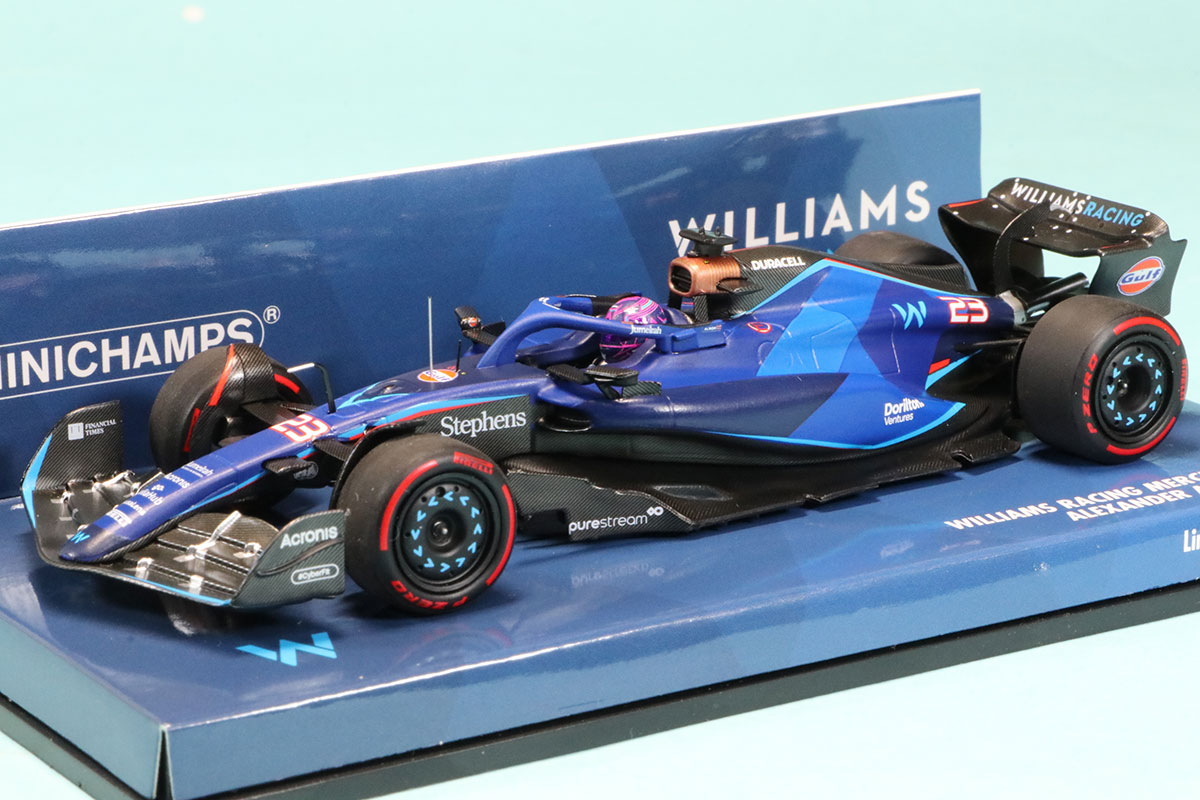 ミニチャンプス 1/43 ウィリアムズ FW45 アレクサンダー アルボン 2023　417230123