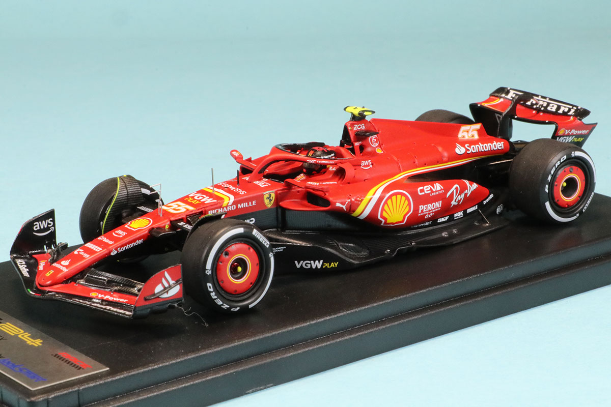 ルックスマート 1/43 フェラーリ SF-24 オーストラリア GP 2024 C.サインツ ウィナー　LSF1059