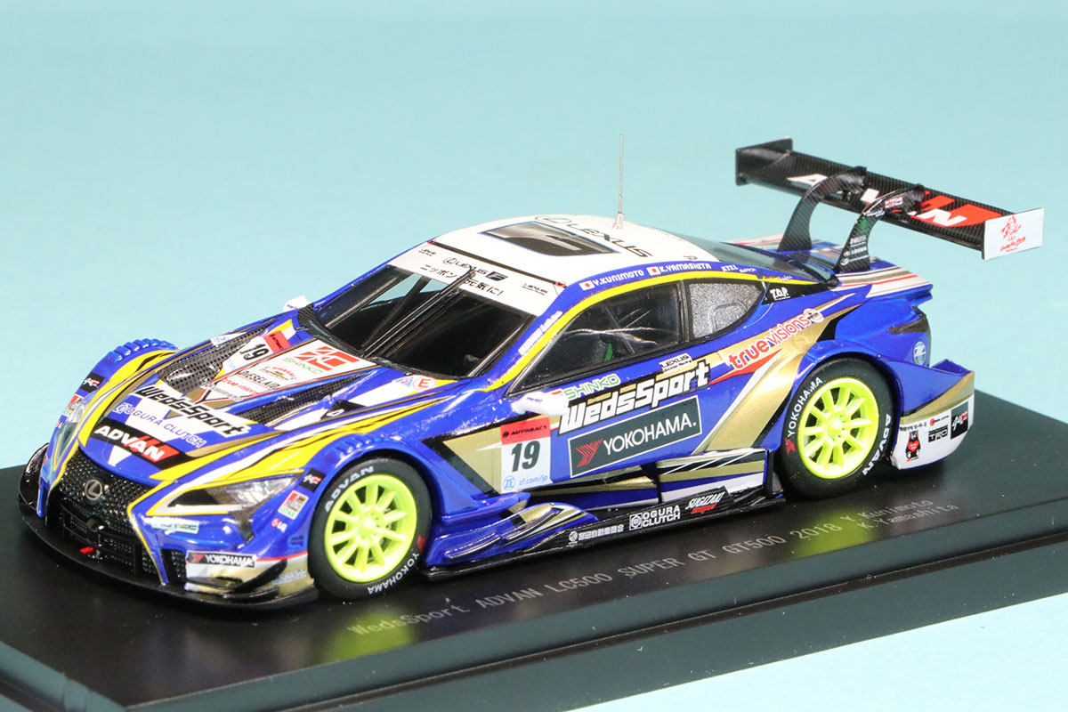 ミニカー WedsSport LC500 SUPER GT GT500 2018 Amazon | EBBRO 1/43 WedsSport ADVAN LC500 SUPER GT GT500