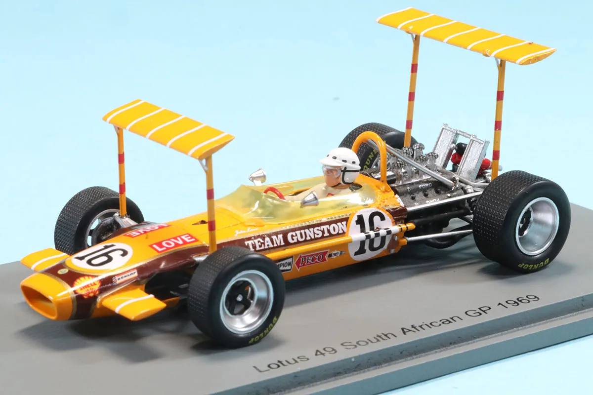 スパーク 1/43 ロータス 49 南アフリカGP 1969 J.ラブ　S4831