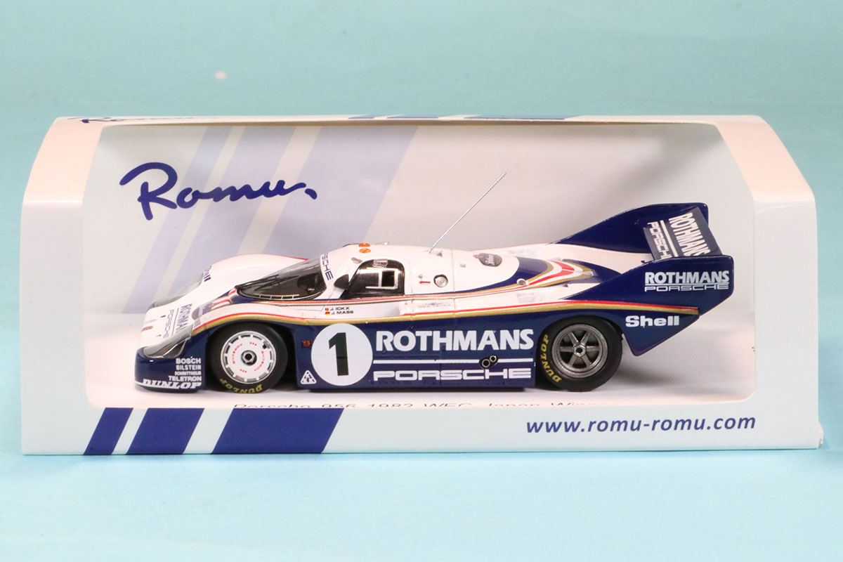 ロム特注スパーク 1/43 ポルシェ 956 WEC  ジャパン 1982 No.1 ウィナー　ROMU045