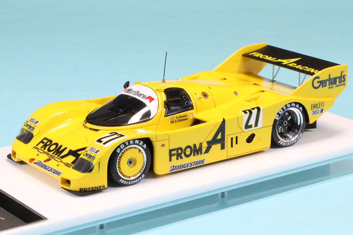 アイドロン/ヴィジョン 1/43 ポルシェ 962C “FROM A” WEC IN JAPAN 1988 No.27 4位 (限定120台)　VM315