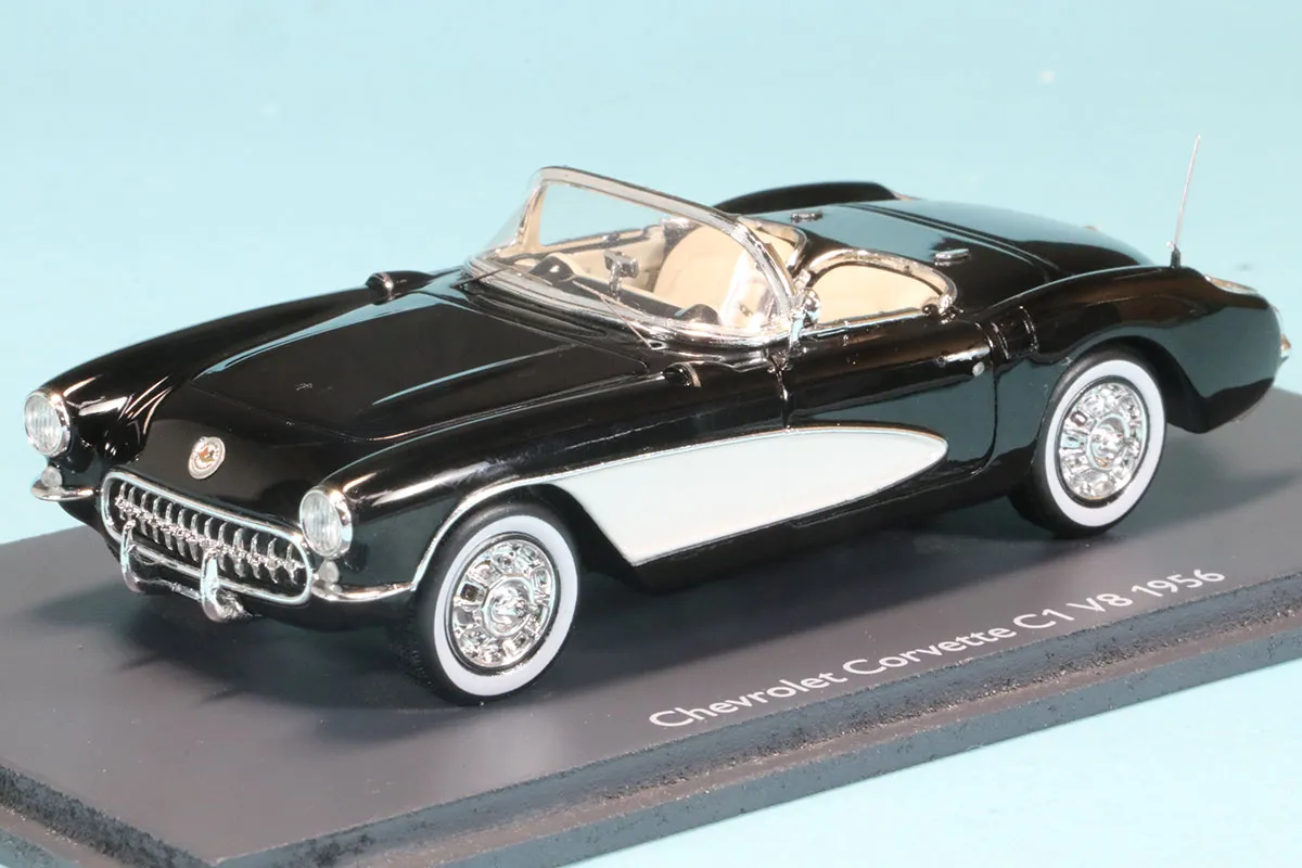 シュコー 1/43 コルベット C1 V8 1956 ブラック 43U00046