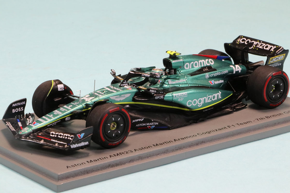 スパーク 1/43 アストンマーチン AMR23 イギリス GP 2023 F.アロンド 7th　S8595