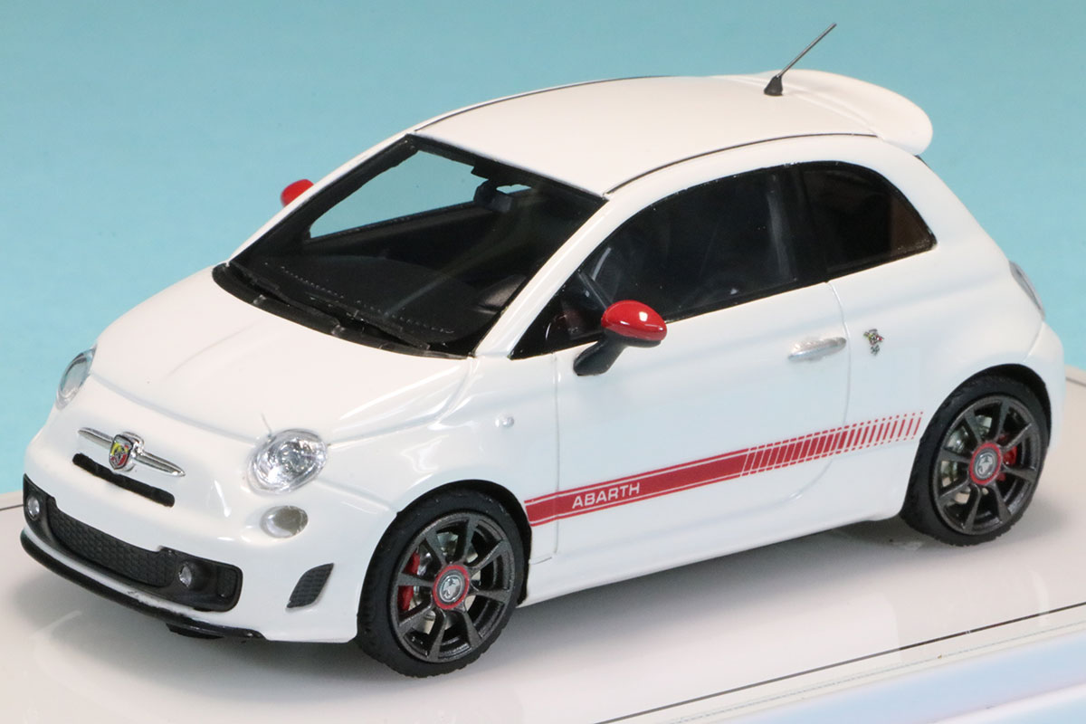 トゥルースケール 1/43 アバルト 595 ガーラ ホワイト　TSM430616