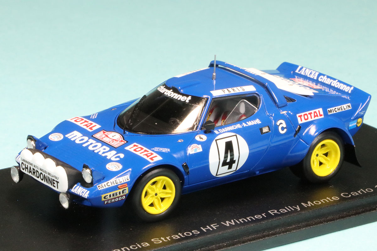 1/43 ランチアストラトスHF1977モンテカルロラリー優勝車 スパーク 1/43 ランチア ストラトス HF 1975 ラリー
