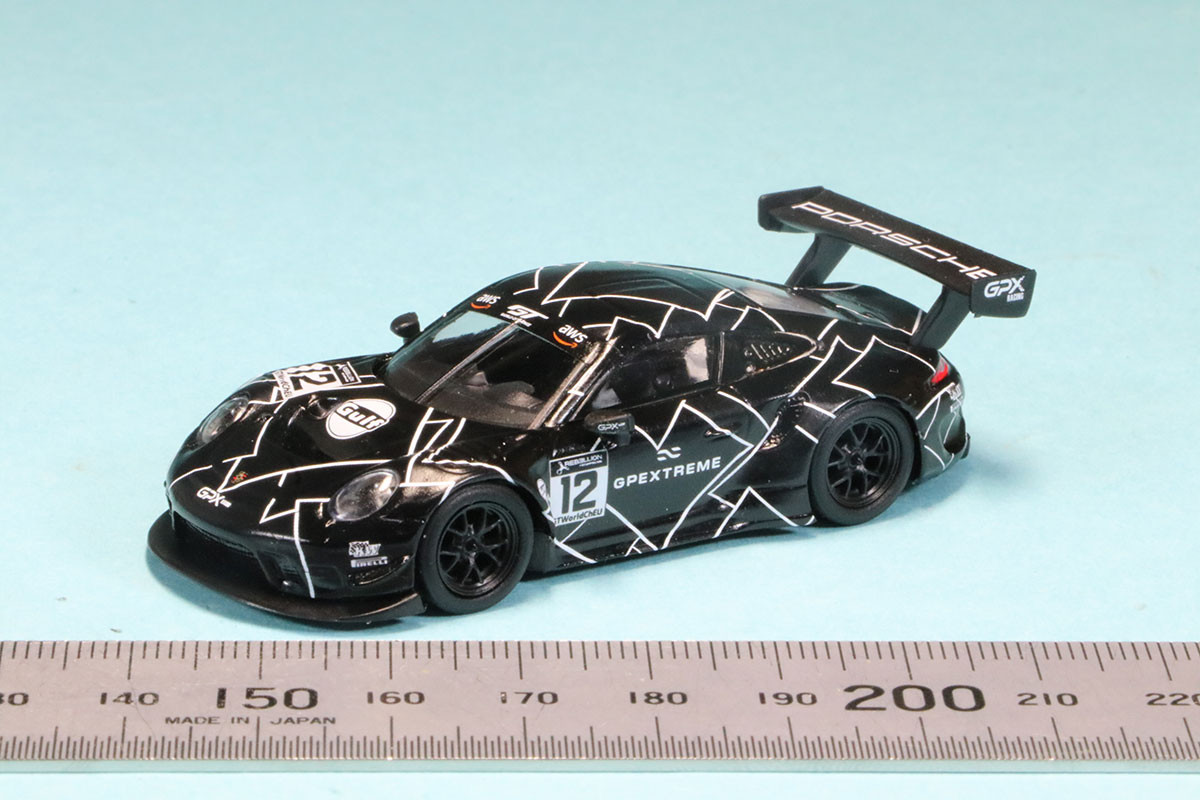 スパーク 1/64 ポルシェ GT3 R "The Diamond" ポールリカール プラクティス No.12　Y200