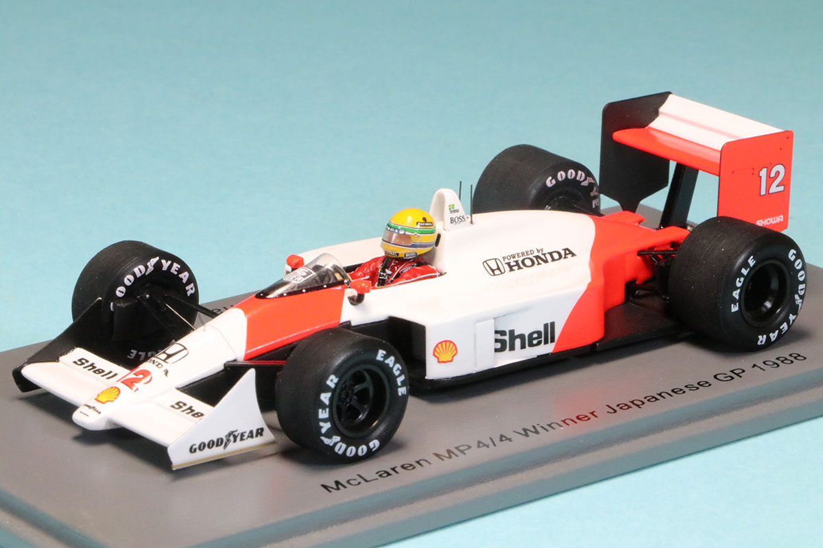スパーク 1/43 マクラーレン MP4/4 日本GP 1988 Winner A.セナ S5397