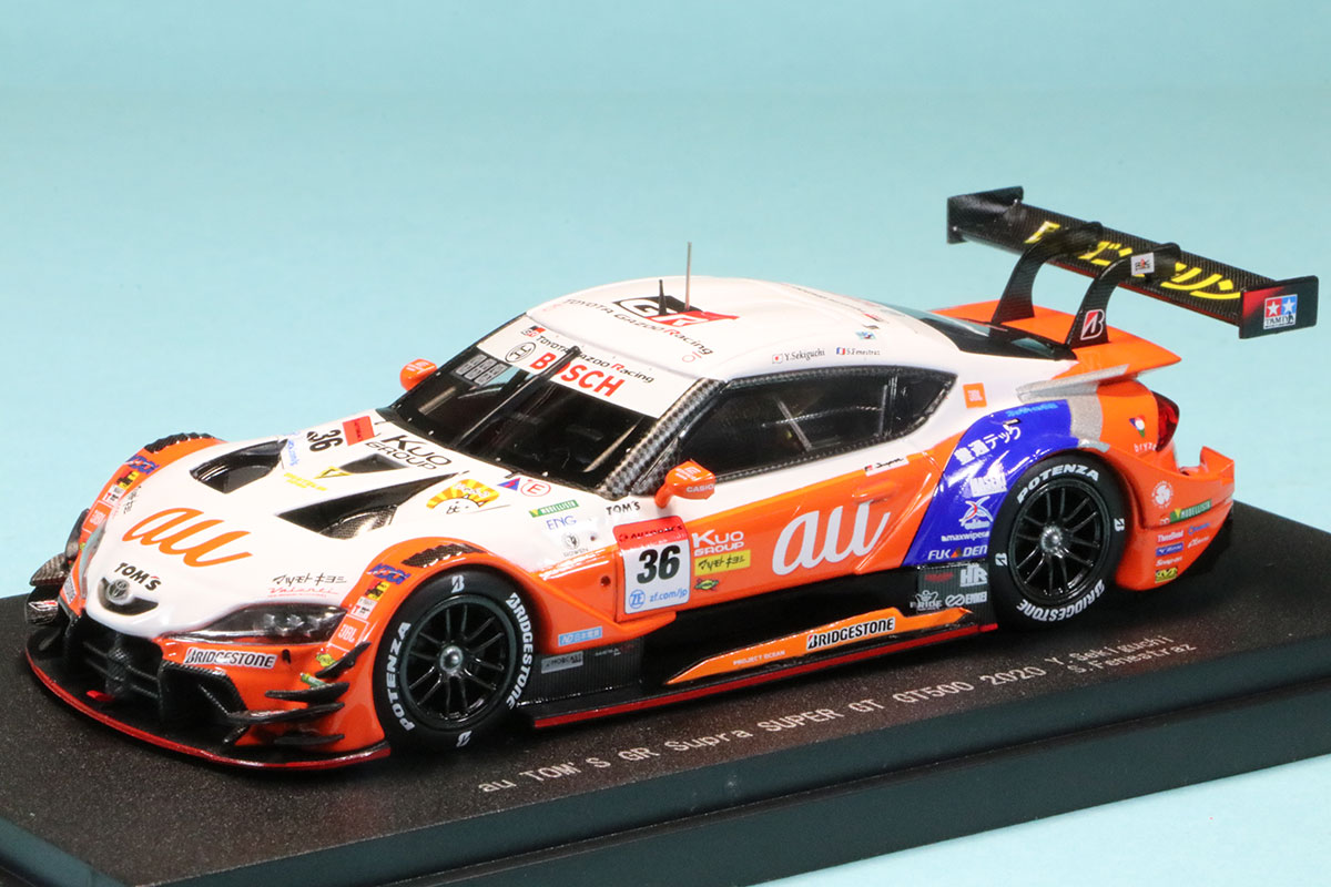 エブロ 1/43 au TOM'S GR スープラ GT スーパーGT 2020 No.36　45759