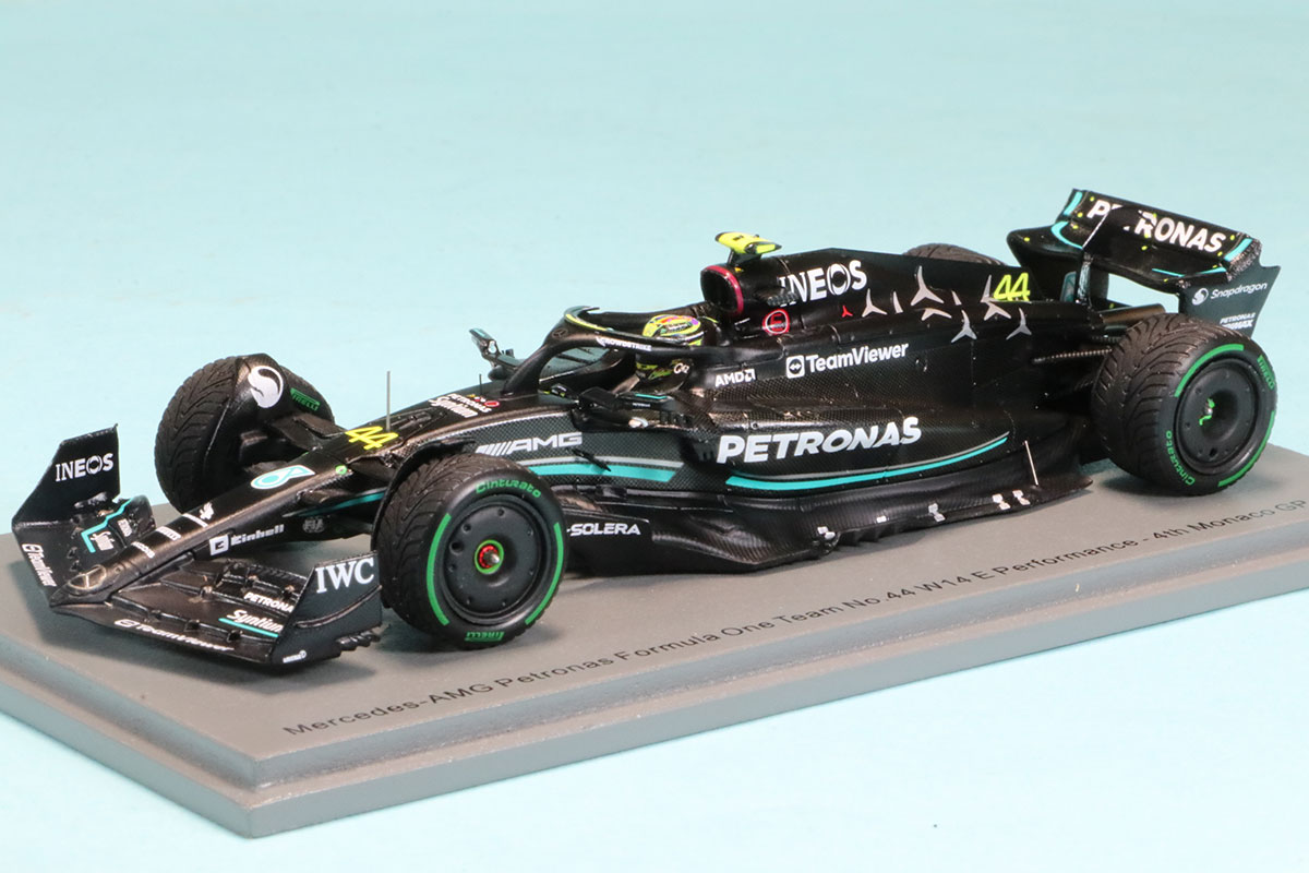 ミニカー Mercedes W14 E #47 Barcelona Test 2023 Mercedes-AMG Petronas F1 W14 E Performance No.47 Spanish GP 2023