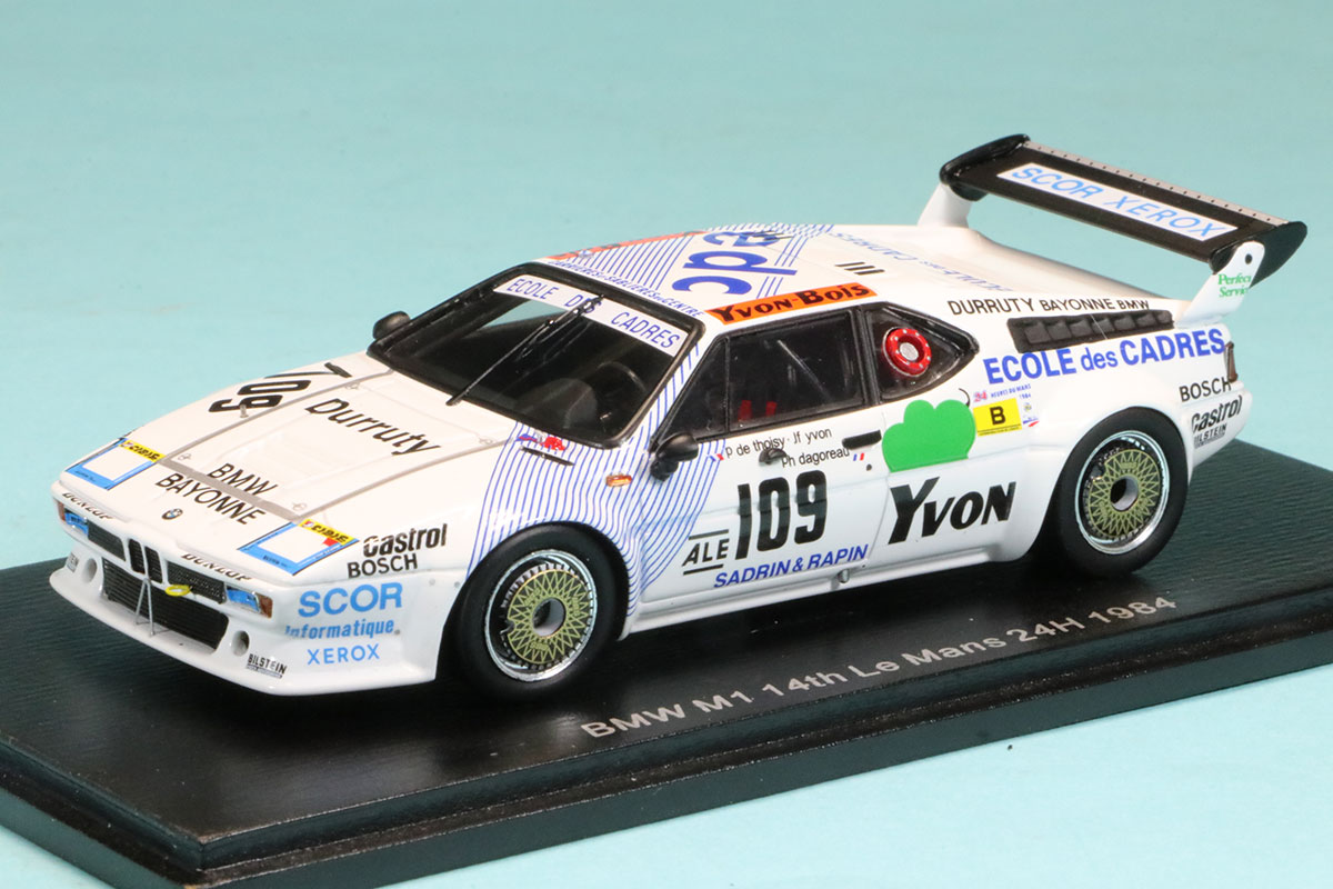 スパーク 1/43 BMW M1 ルマン 1984 No.109　S6409