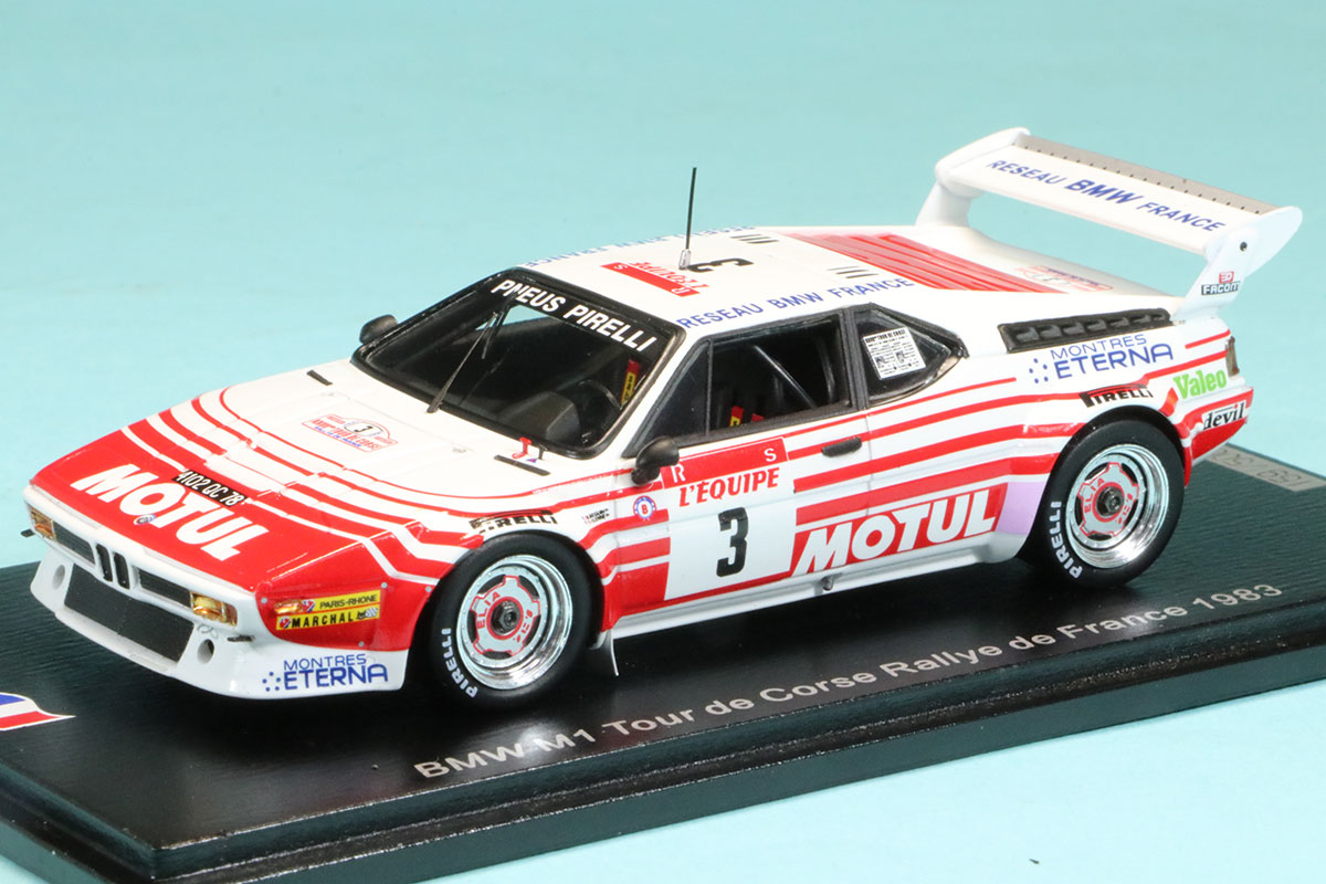 スパーク 1/43 BMW M1 フランス ツールドコルス ラリー 1983 No.3