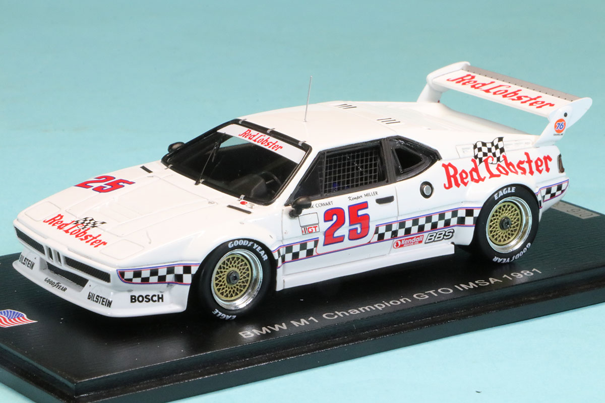 スパーク 1/43 BMW M1 IMSA GTO チャンピオン 1981 No.25　US088