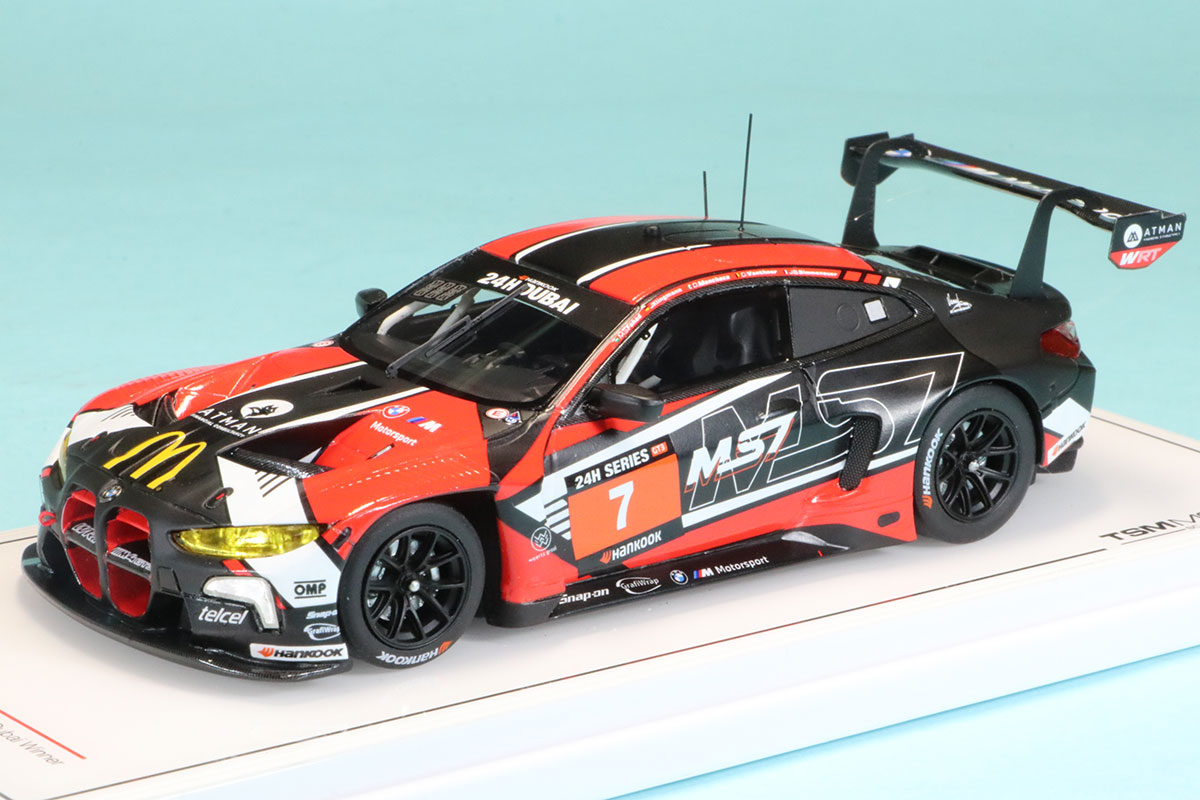 トゥル−スケールモデル 1/43 BMW M4 GT3 BMW M Team WRT ドバイ 24h 2023 No.7 ウィナー　TSM430736