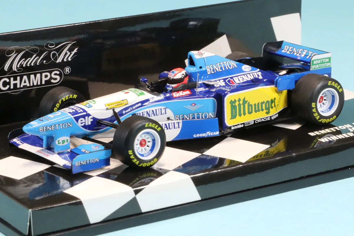 ミニチャンプス 1/43 ベネトン B194 ルノー イギリスGP 1995 Winner J.ハーバート　417950802